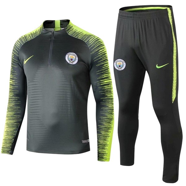 Chandal Manchester City 2018-2019 Verde Fluorescente